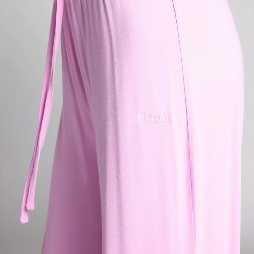 Cmfrt Women's Luna Lounge Pink PJ Set-size XS - Picture 2 of 8